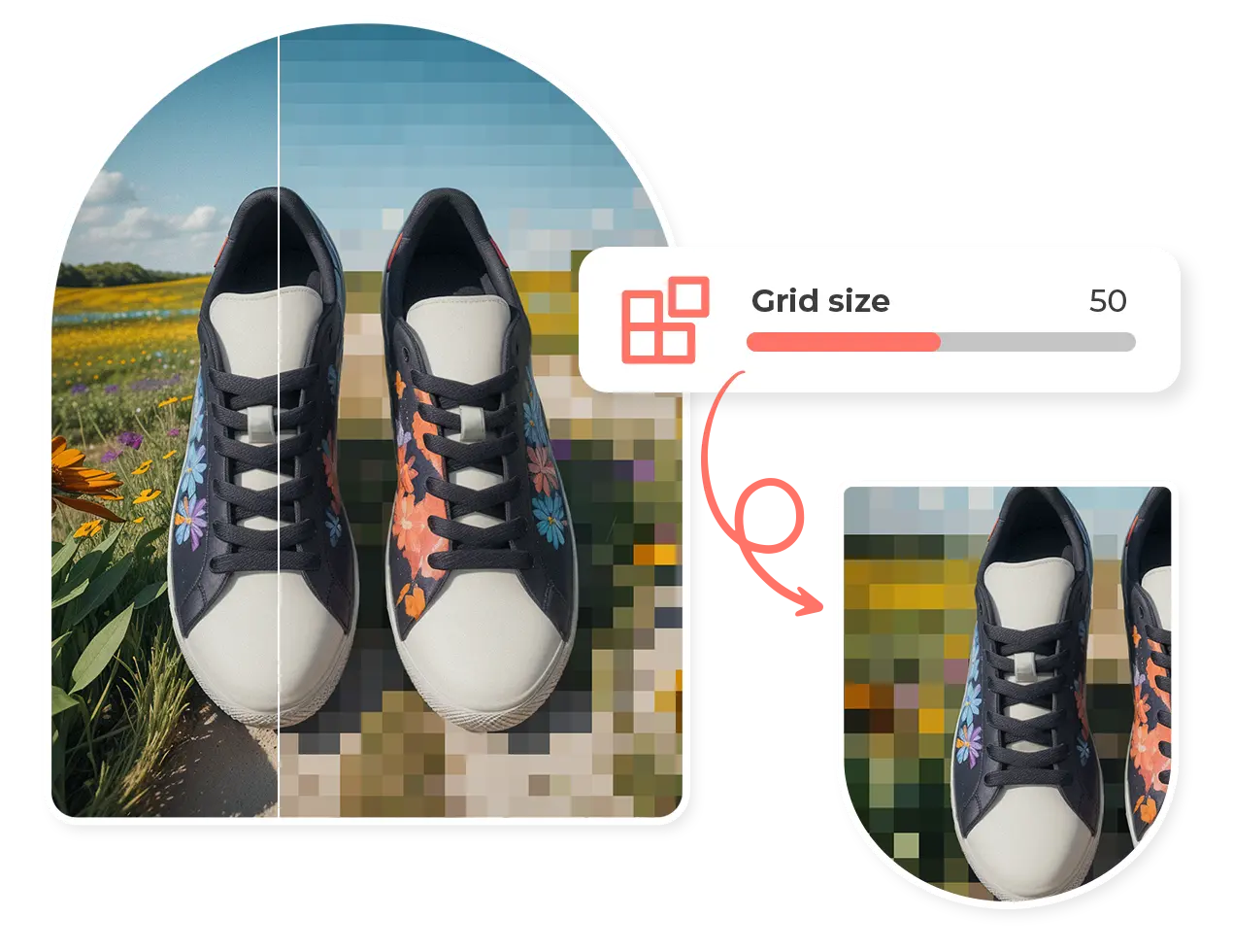 Pixelate Background Full Control at Your Fingertips
